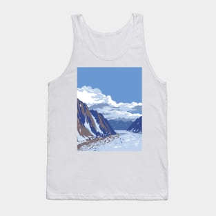 Ruth Glacier in Denali National Park in Alaska WPA Poster Art Tank Top